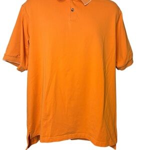 Adidas Climalite Men’s Golf Polo Orange Size L